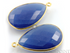 Blue Sapphire Chalcedony Faceted Pear, (BZC7315)