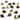 Iolite Faceted Tiny Oval Bezel Gemstone, (BZC9002) - Beadspoint