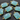 Aqua Chalcedony Faceted  Chicklet Bezel Connector, (BZC7455) - Beadspoint