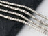 26 of Karen Hill Tribe Silver Flower Imprinted Tube Beads, 2x6mm, 6 inches strand, (TH-8026)
