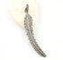 Pave Diamond Leaf and Feather Pendant, (DPL-2279)