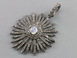 Pave Diamond Star Pendant -- DP-1334 - Beadspoint