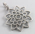 Pave Diamond Lotus Flower Pendant, (DPL-2224)