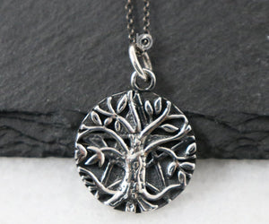Sterling Silver Artisan Tree of Life Charm -- SS/CH4/CR150 - Beadspoint