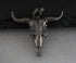 Sterling Silver Cow Skull Charm  -- SS/CH7/CR111