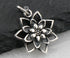 Sterling Silver Lotus Charm -- SS/CH2/CR125
