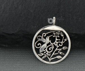 Sterling Silver Bird Charm -- SS/CH4/CR155 - Beadspoint