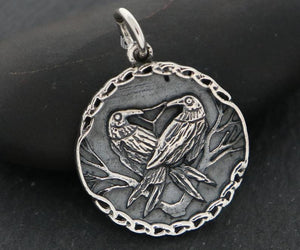 Sterling Silver Love Birds Charm -- SS/CH6/CR70 - Beadspoint