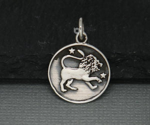 Sterling Silver Lion Charm -- SS/CH7/CR100 - Beadspoint