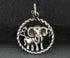 Sterling Silver Baby Elephant Charm  -- SS/CH7/CR92