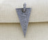 Pave Diamond Arrowhead Pendant, (DP-2006)