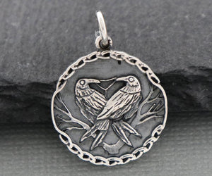 Sterling Silver Love Birds Charm -- SS/CH6/CR70 - Beadspoint