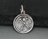 Sterling Silver Crossed Arrows Charm  -- SS/CH7/CR97