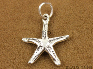 Sterling Silver StarFish Charm  -- SS/CH7/CR5 - Beadspoint