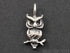 Sterling Silver Owl On Branch Charm -- SS/CH6/CR12