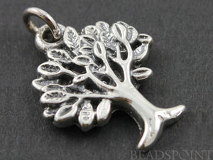 Sterling Silver Tree Charm -- SS/CH4/CR35 - Beadspoint