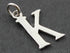 Sterling Silver Initial "K" Initial Charm -- SS/2032/K