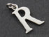Sterling Silver Initial "R" Initial Charm -- SS/2032/R