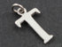 Sterling Silver Initial "T" Initial Charm -- SS/2032/T