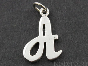 Sterling Silver Initial "A" Initial Charm -- SS/2033/A - Beadspoint