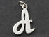 Sterling Silver Initial "A" Initial Charm -- SS/2033/A