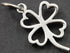 Sterling Silver Clover Charm -- SS/CH4/CR40
