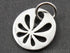 Sterling Silver Cut Out Flower Charm -- SS/CH4/CR41