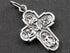 Sterling Silver Detailed Cross Charm  -- SS/CH20/CR10