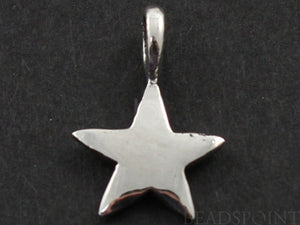 Sterling Silver Tiny Lucky Star Charm -- SS/CH5/CR23 - Beadspoint