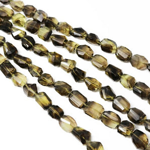 Natural Bio Lemon Topaz Faceted Fancy Drops, 11x15-13x17 mm, (BLT-FCY-11x15-13x17)(643)