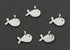 Sterling Silver Baby Fish Charm  -- SS/CH7/CR42