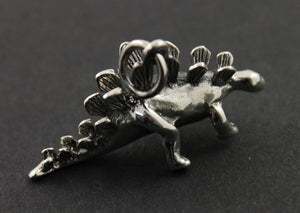 Sterling Silver Dinosaur Charm  -- SS/CH7/CR46 - Beadspoint
