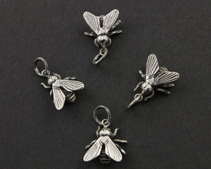 Sterling Silver House Fly Charm  -- SS/CH6/CR38 - Beadspoint