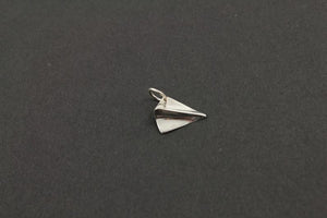 Sterling Silver Plane Charm -- SS/CH7/CR48 - Beadspoint