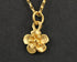 24K Gold Vermeil Over Sterling Silver Small Flower Charm-- VM/CH4/CR87