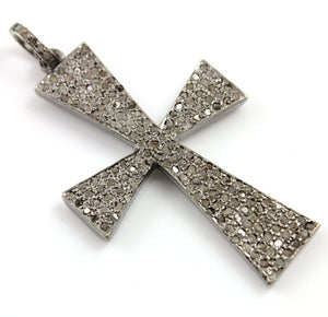 Pave Diamond Cross Pendant --DP-1106 - Beadspoint