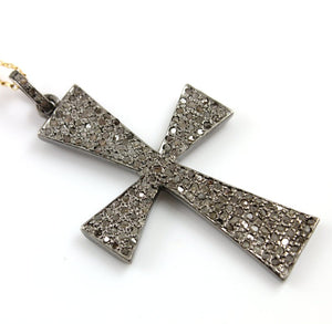 Pave Diamond Cross Pendant --DP-1106 - Beadspoint