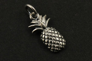 Sterling Silver Pineapple Charm -- SS/CH4/CR100 - Beadspoint