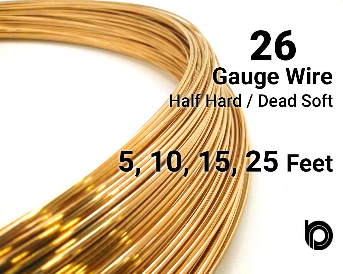 Gold Filled Wire By The Foot 26 Gauge