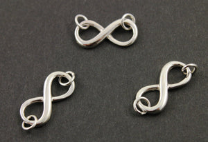 Sterling Silver Forever Infinity Charm -- SS/680/19x9 - Beadspoint