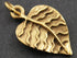 24K Gold Vermeil Over Sterling Silver Betel Leaf Charm -- VM/CH4/CR32